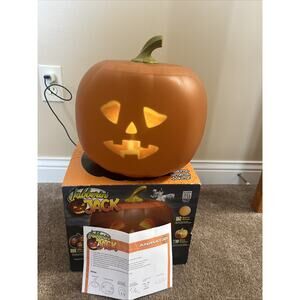Jabberin Jack Talking Animated Pumpkin Head Halloween Decoration Jack-O-Lantern